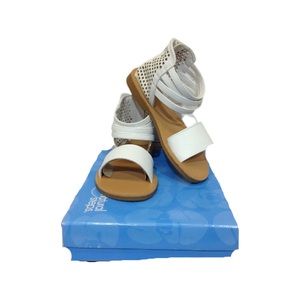 Natural Steps Hazel Gladiator Sandal White Zipper